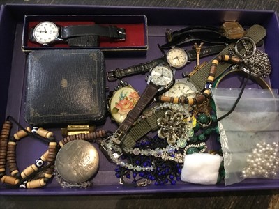 Lot 679 - Collection of costume jewellery and watches