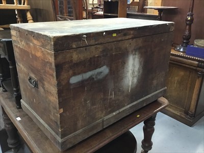 Lot 839 - 19th Century pine trunk