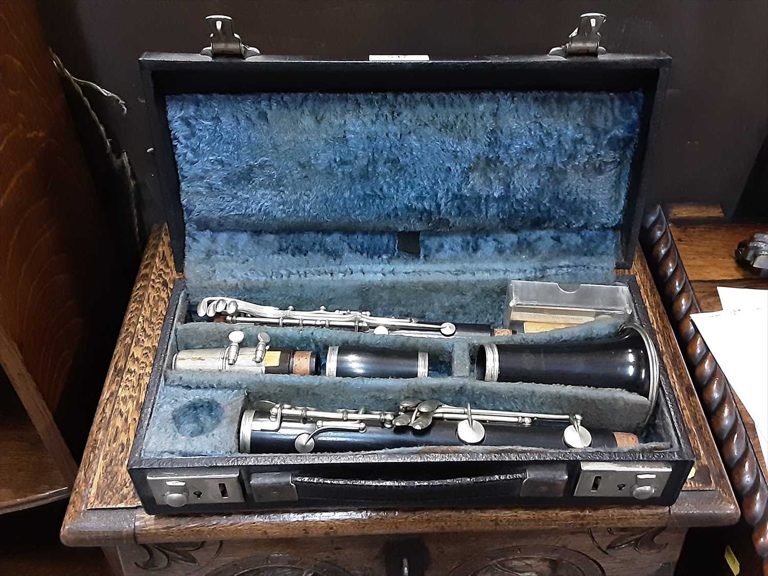 Lot 547 - Sterling clarinet, cased