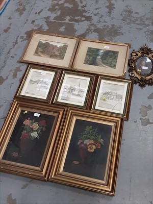 Lot 534 - English School, early 20th century pair of watercolours of Beeleigh Essex and other pictures