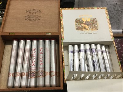 Lot 170 - Two boxes of cigars