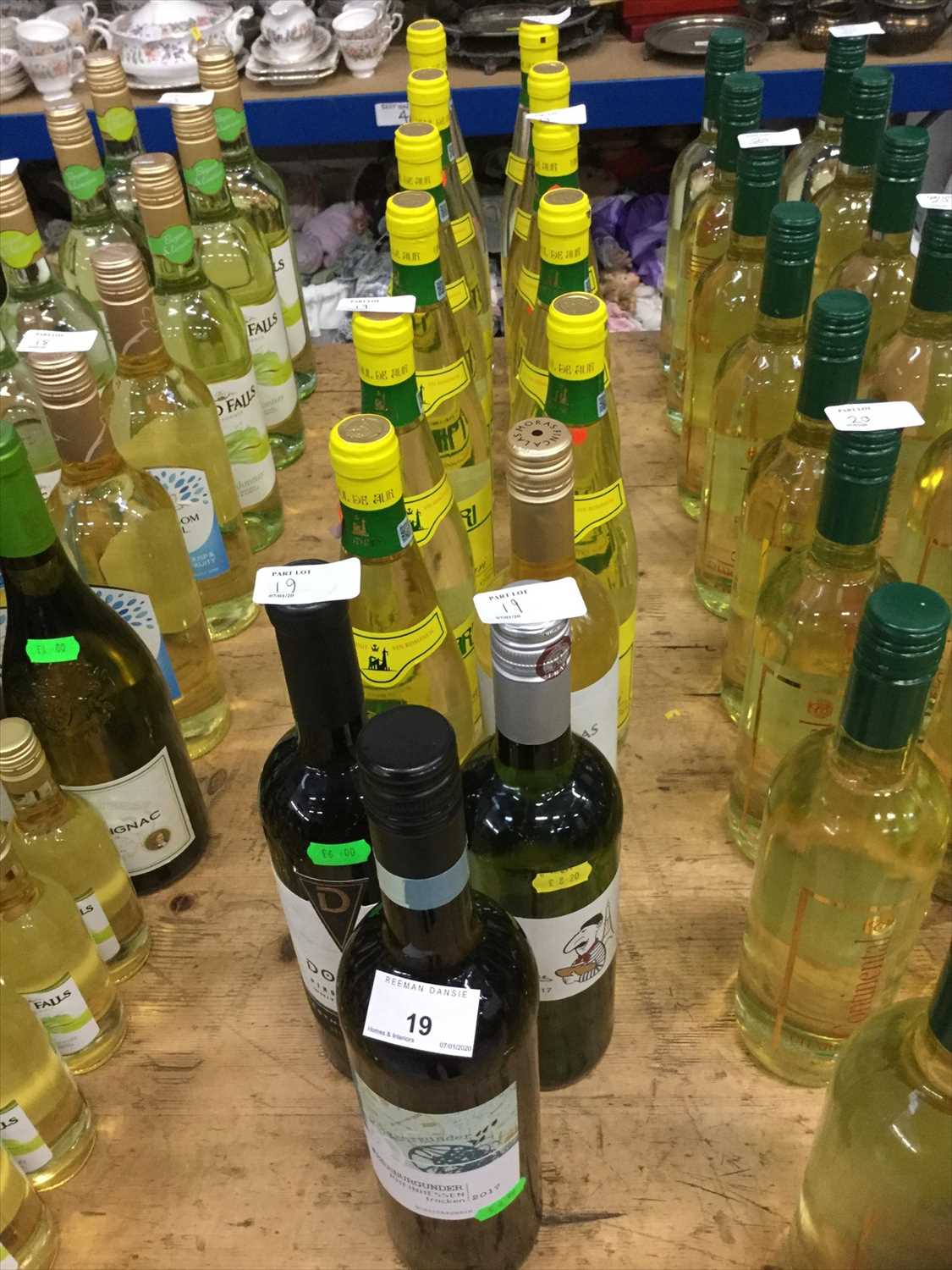 Lot 19 - White Wine- fifteen bottles of Romanian and other white wines (15)