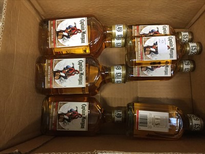 Lot 37 - Rum- Quantity of Captain Morgan (20cl - 35cl) bottles (qty)