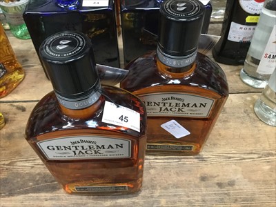 Lot 45 - Whiskey- Jack Daniel's Gentleman Jack 70cl (x2 bottles)