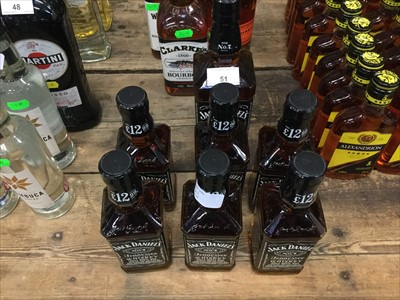 Lot 51 - Whiskey- Jack Daniel's 70cl (x1 bottle) and 35cl (x6 bottles) (7 bottles total)