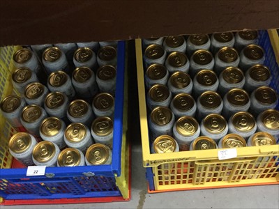 Lot 22 - Beer- Tyskie Lager 58 cans (in 2 boxes)