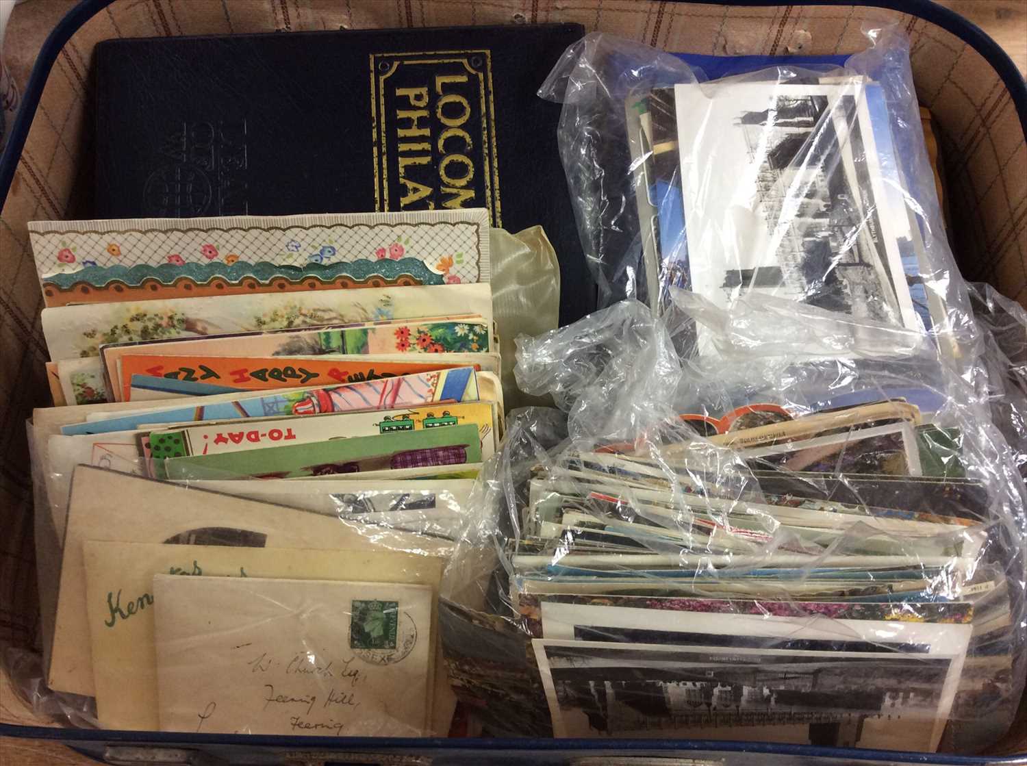 Lot 421 - Collection vintage postcards, first day