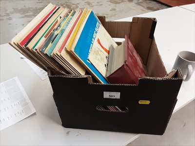 Lot 503 - Box of records, including classical and folk music