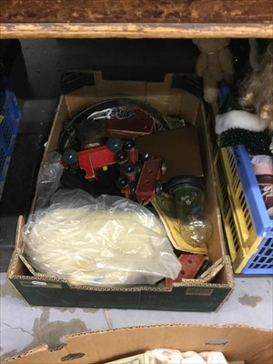 Lot 58 - Two boxes of assorted toys and sundries