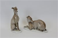 Lot 2055 - Two good quality Rosenthal hand-painted models...