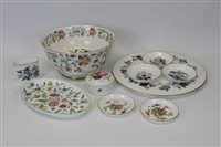 Lot 2059 - Minton Haddon Hall pattern bowl, 22cm diameter,...