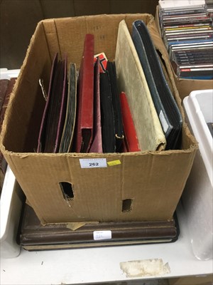 Lot 262 - One box containing a selection of assorted photograph albums circa. 1940's - 50's (1 box)