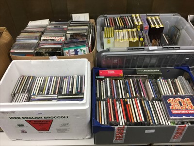 Lot 263 - Four boxes of various CD's (4 boxes)
