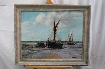 Lot 926 - A.S.H. Hogg - Low Tide at Pin Mill