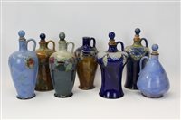 Lot 2071 - Collection of seven Royal Doulton stoneware...