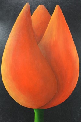 Lot 64 - Peter McCarthy (b. 1955) oil on canvas - Tulip