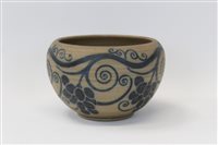 Lot 2073 - Italian Mugello pottery vase / bowl with...