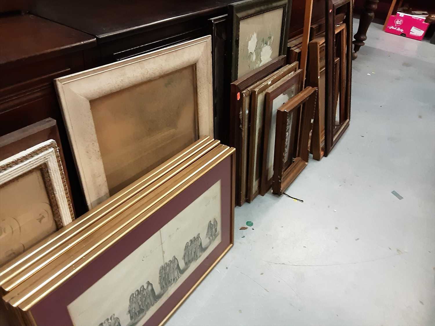 Lot 109 Large quantity of pictures and picture