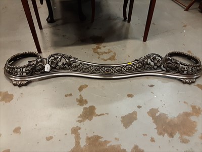 Lot 953 - Ornate metal fender with pierced decoration