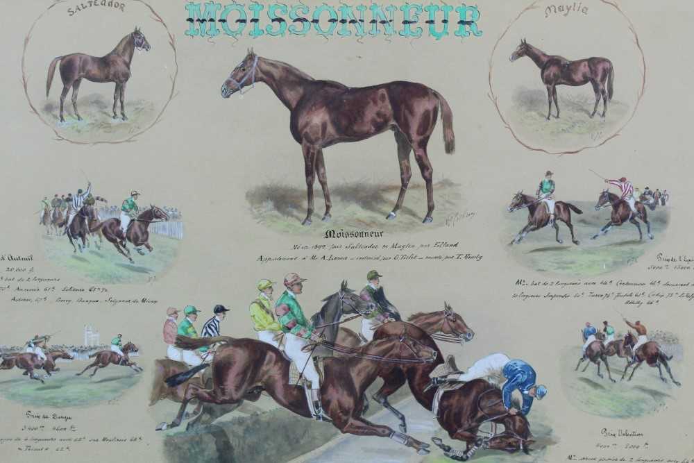 Lot 906 - V.J.Collinson, eight vignettes of horses and