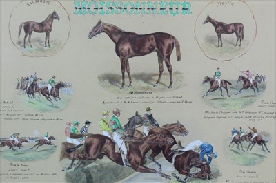 Lot 906 - V.J.Collinson, eight vignettes of horses and horse racing