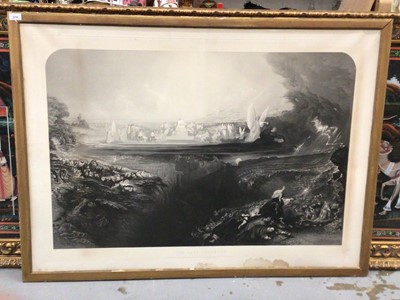 Lot 559 - Large engraving of The Last Judgment