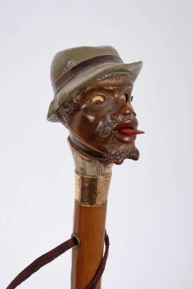 Lot 688 - Unusual early 20th century novelty walking stick