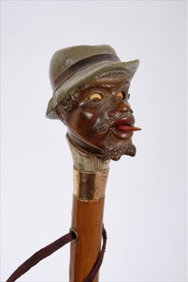 Lot 688 - Unusual early 20th century novelty walking stick