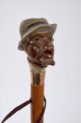 Lot 688 - Unusual early 20th century novelty walking stick