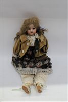 Lot 2801 - Doll - Wagner & Zetzsche - bisque head doll...