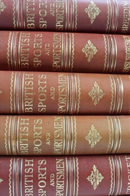 Lot 811 - Books- British Sports and Sportsmen, sixteen volumes