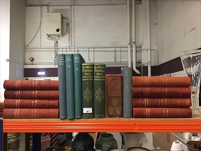 Lot 89 - Group of decorative bound books, sailing interest, encyclopaedias and other books