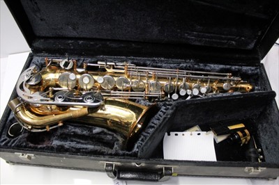 Lot 1756 - Vito Saxophone in fitted case