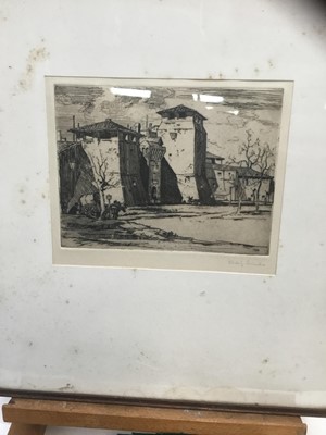 Lot 45 - Alick G. Horsnell (d. 1916) four etchings