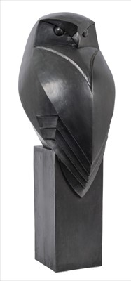 Lot 774 - Deco style owl sculpture