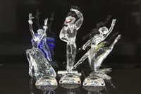 Lot 2099 - Three Swarovski crystal Magic of Dance figures...