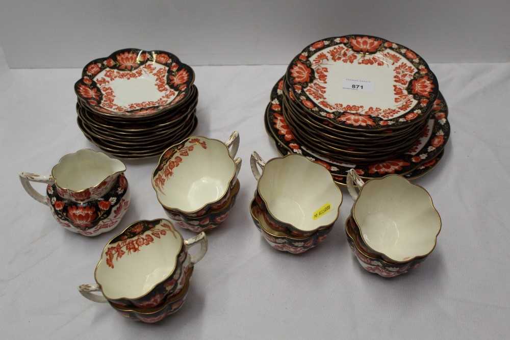 Foley Tea Set Lot 871 - Late Victorian Foley China tea set