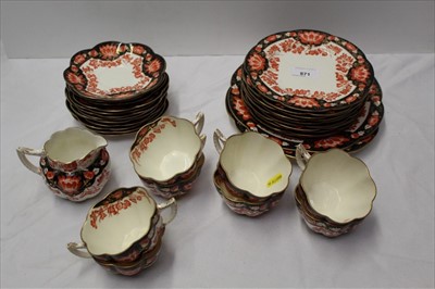 Lot 871 - Late Victorian Foley China tea set