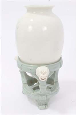 Lot 75 - Dr Christopher Dresser for Minton Amphora vase together with a stand (2)
