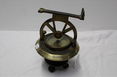 Lot 1851 - Fine quality 19th century English brass theodolite by T. Harris & Son London