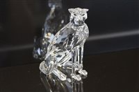 Lot 2103 - Swarovski crystal model - Cheetah, boxed