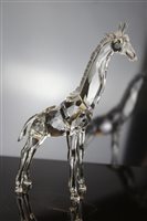 Lot 2107 - Swarovski crystal model - Giraffe, boxed