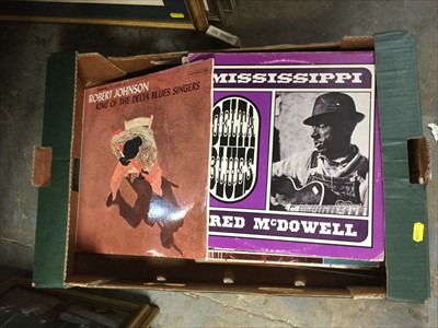Lot 308 - Selection of LP's including John Lee Hooker, Lead belly and Bukka White