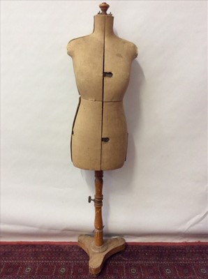 Lot 1712 - Vintage adjustable tailors mannequin by The French Bust Co. Ltd