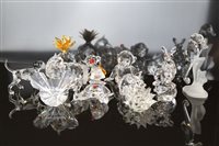 Lot 2114 - Selection of twelve Swarovski crystal models -...