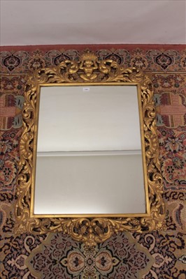 Lot 1368 - Charles II style gilt wall mirror