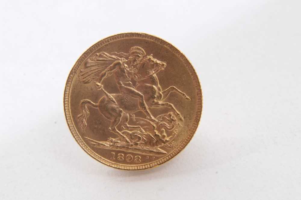 Lot 378 - G.B. Victoria O.H. Gold Sovereign 1898