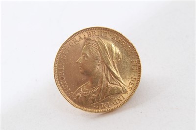 Lot 378 - G.B. Victoria O.H. Gold Sovereign 1898