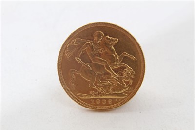 Lot 379 - G.B. Edward VII Gold Sovereign 1909