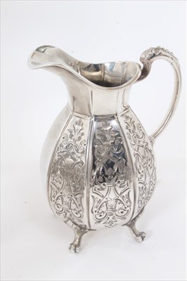 Lot 225 - Victorian silver plated tea set -4 piece